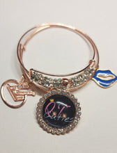 Load image into Gallery viewer, Personalized Logo Charm Bangle Set
