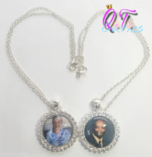 Load image into Gallery viewer, Flag/ Picture/Logo Charm Necklace
