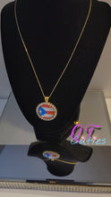 Load image into Gallery viewer, Flag/ Picture/Logo Charm Necklace
